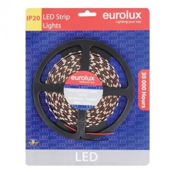 Eurolux G655BL 5m IP20 12V LED Strip Blue