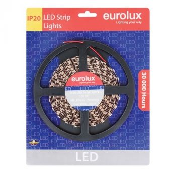 Eurolux G655CW 5m IP20 12V LED Strip Cool White