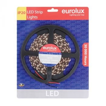 Eurolux G655WW 5m IP20 12V LED Strip Warm White