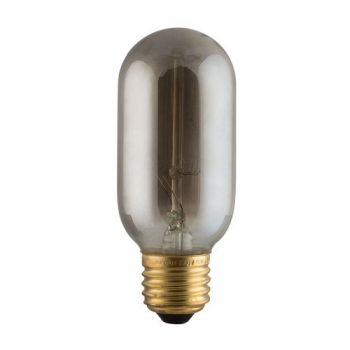 Eurolux G782SM Smokey Carbon Filament 40W E27 Mini Tubular Squirrel Cage Dimmable