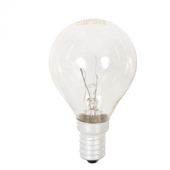 Eurolux G80 E14 25W 200°c Clear Golfball Ovenlamp (For Use In Appliances Only) Dimmable