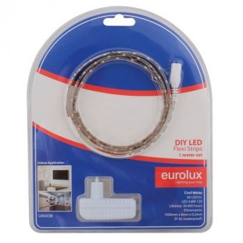Eurolux G800CW Outdoor 1m DIY IP65 12V LED Strip light Cool White