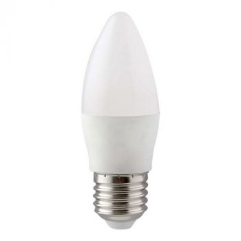 Eurolux G930CW Cool White E27 7W Opal Candle Plastic LED