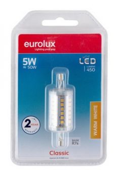 Eurolux G951WW LED J78 R7S 5W Warm White