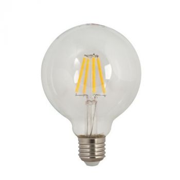 Eurolux G974 Warm White E27 4W Clear Filament Maxi Globe LED