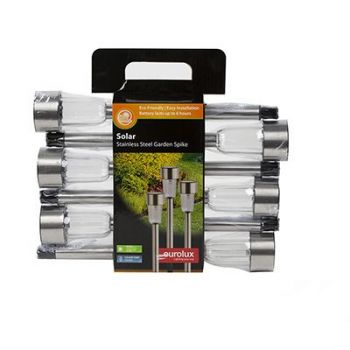 Eurolux H202 Stainless Steel Solar Tube Spike Retail Pack