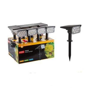 Eurolux H221CDW Solar Garden Spotlight with Adjustable Colour Temperature LED 4w