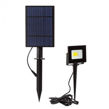 Eurolux H223 6W Solar Garden Spotlight 6000K 350lm