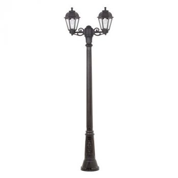 Eurolux O137BFU Fumagalli Gigi Bisso/Sava 2L Outdoor 2 Light Lantern 2100 Black