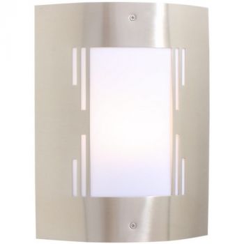 Eurolux O144SS Wall lamp IP44 stainless steel Satin Chrome