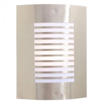 Eurolux O146SS Outdoor Wall Light Stripe Stainless Steel Satin Chrome