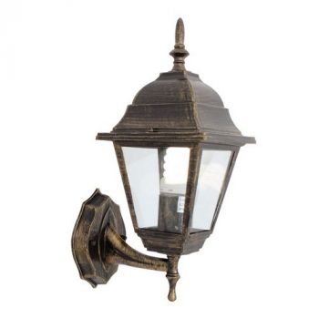 Eurolux WYN-O14BG Lantern 4 Panel Up Facing Black/Gold