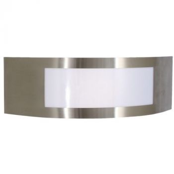 Eurolux O260SC Outdoor Stainless Steel plain wall light ex 1xE27 13W CFL IP44 Stainless Steel