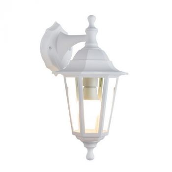 Eurolux O304W Plastic Lantern 6 Panel Down Facing White