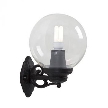 Eurolux O417BFU Fumagalli Bisso/G250 Up/Down Black/Clear Excluding Lamp Black