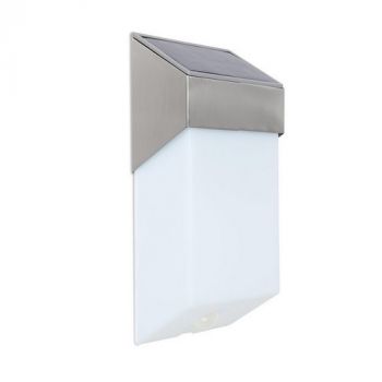 Eurolux O460 Sostel Solar Wall Light Stainless Steel