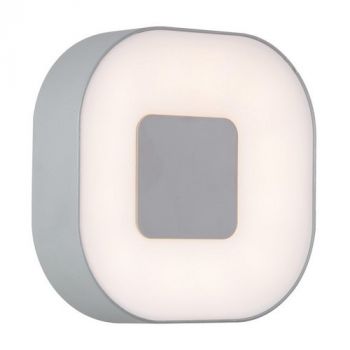 Eurolux O467 Ublo LED Ceiling/Wall Light Square 6.3W Silver