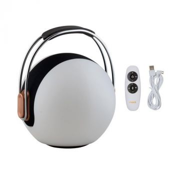 Eurolux O559 Music Ball Speaker Lantern Metal Handle White