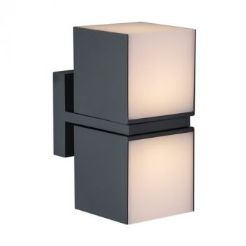 Eurolux O574 LED Heavy Duty Aluminium Wall Light 19W 3000K Ip54 Grey