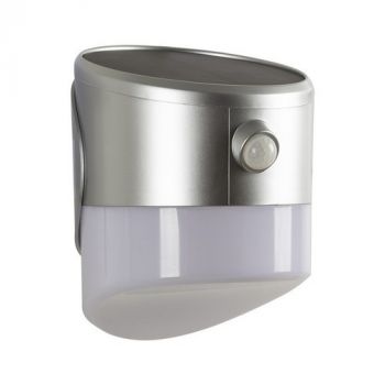 Eurolux O586 Solar Motion Sensor Wall Light Silver