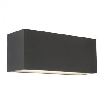 Eurolux O599 Gemini 42W 4000K Grey Aluminium Wall Light Grey