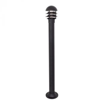 Eurolux O59B Bollard 1.2m 3 Louvre Black