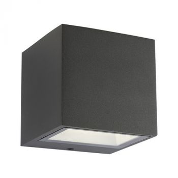 Eurolux O600 Gemini Grey 9W 4000K Aluminium Wall Light Grey