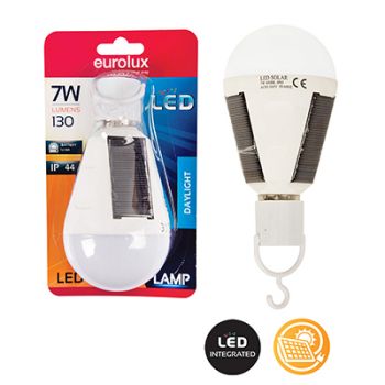 Eurolux O617 Eurolux 7w Solar Powered Light Bulb