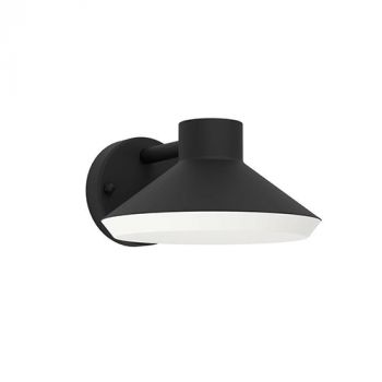 Eurolux O644 Ninnarella Outdoor Wall Light Black GU10 LED 4.6w