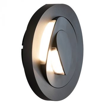 Eurolux O652 Moov Outdoor Wall Light LED 7.8W 3000K IP54 Dark Grey