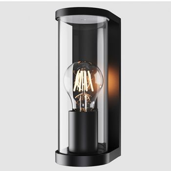 Eurolux O670 Tube Outdoor Wall Light Black E27