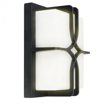 Eurolux O673 Lone Deco Outdoor Wall Light Black LED 10w