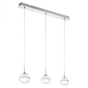 Eurolux P1012 Montefio1 3LT Pendant White Chrome