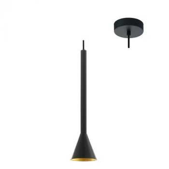 Eurolux P1059 Cortaderas Pendant 1L GU10 Black/Gold Black and Gold