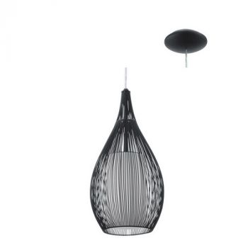 Eurolux P1068 Razoni Pendant 1L 60W E27 Black Black