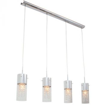 Eurolux P109 Diamond 4 Light Pendant E14 4 X 60W Chrome