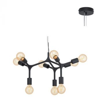 Eurolux P1117 Bocadella Pendant 9L E27 60W Black