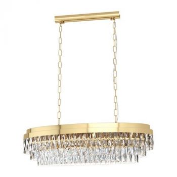 Eurolux P1128G Valparaiso Pendant 10L E14 40W Crystal Gold