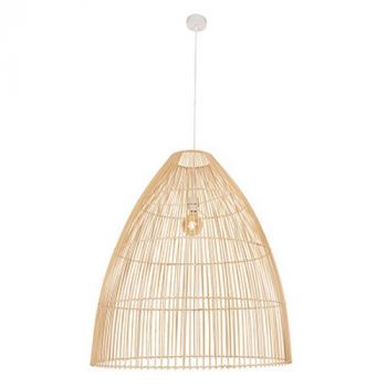 Eurolux P1271N Lup 600 Pendant Nature Woven Rattan E27 1x60w