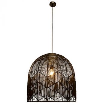 Eurolux P1276B, P1276W Toulon 450 Pendant Woven Rattan E27 1x60w (Multiple Colours/Finishes)