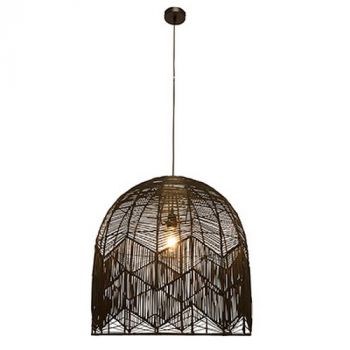 Eurolux P1277B, P1277W Toulon 600 Pendant Woven Rattan E27 1x60w (Multiple Colours/Finishes)