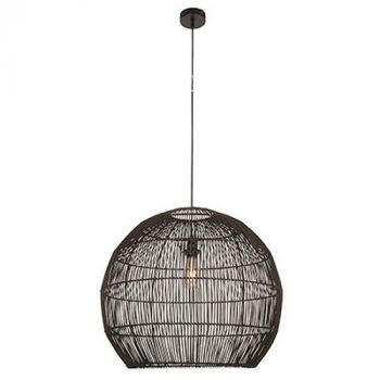 Eurolux P1282B, P1282W Erna 600 Pendant Woven Rattan E27 1x60w (Multiple Colours/Finishes)