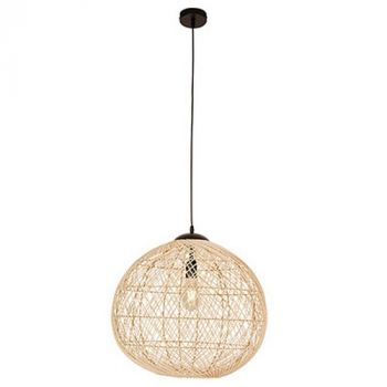 Eurolux P1285N Souira 500 Pendant Nature Woven Rattan E27 1x60w