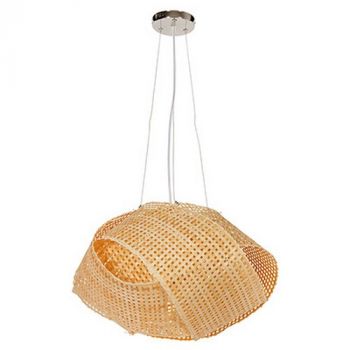 Eurolux P1289N Neda 500 Pendant Nature Woven Bamboo E27 1x60w