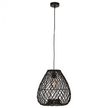 Eurolux P1291B, P1291N Albert Pendant Woven Rattan E27 1x60w (Multiple Colours/Finishes)