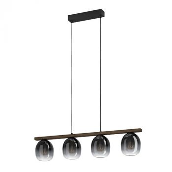Eurolux P1307 Filago 4LT Pendant Black E27 4x40w