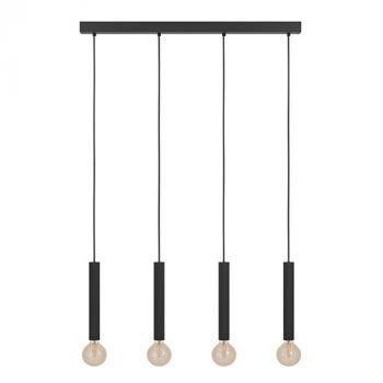 Eurolux P1311 Cortenova 4LT Pendant Black E27 4x60w