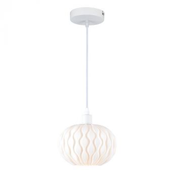 Eurolux P1316 Weavesphere Round Pendant White E27 1x40w