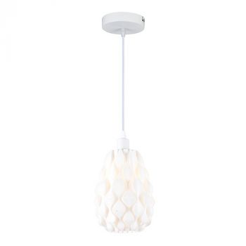 Eurolux P1317 Weavesphere Narrow Pendant White E27 1x40w