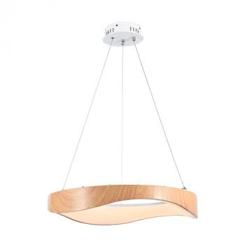 Eurolux P1332 Ellipse Pendant Wood Print LED 23w 3000K